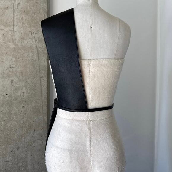 Jil Sander Leather Vest Crossbody Bag - Picture 3 of 7